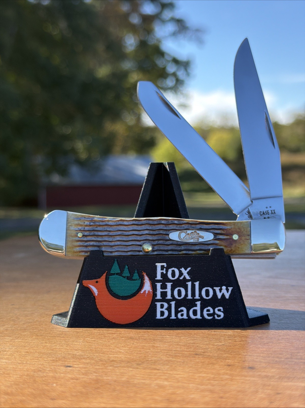 Case XX 2026 Tin Roof Corn Cob Jig Bone 6254 SS Trapper Knife