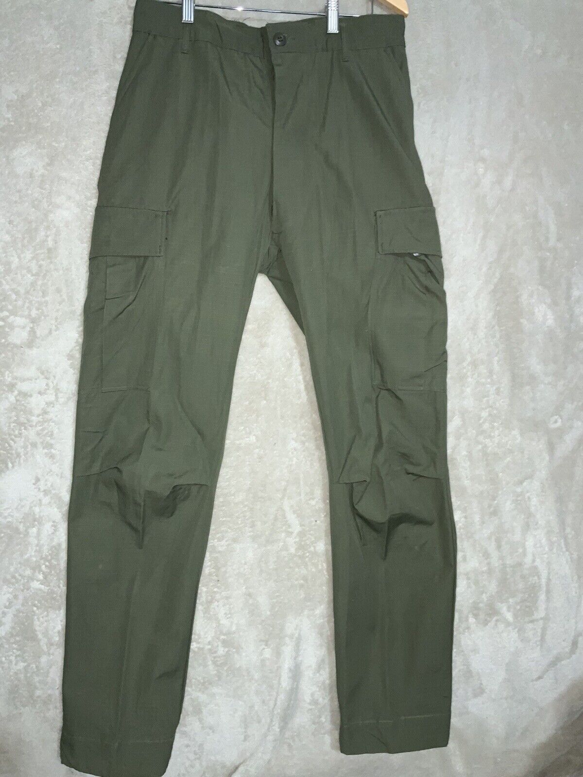 VINTAGE 70s Vietnam US Army Cold Weather Field Trousers Pants Men\'s OG 107 30x32