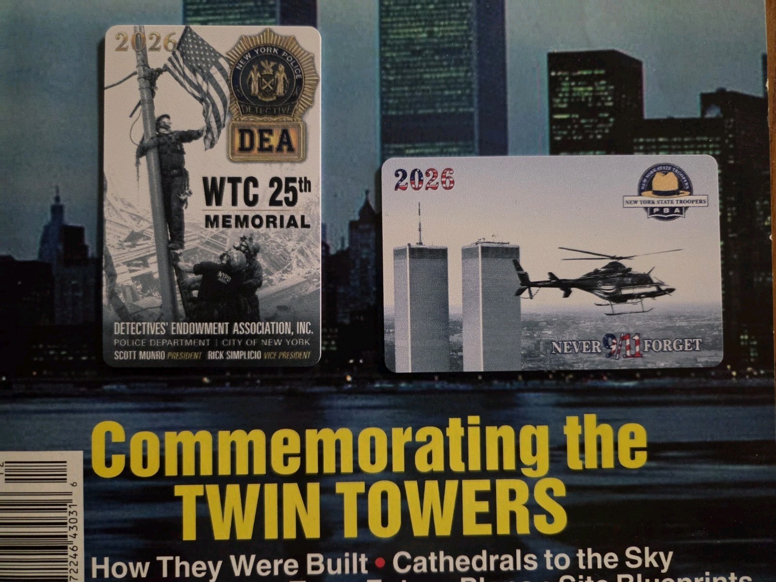2026 NY State Trooper PBA and 2026 NYC Det. Endowment Association - WTC 25th yr 2026 NY State Trooper PBA and 2026 NYC Det. Endowment Association - WTC 25th yr