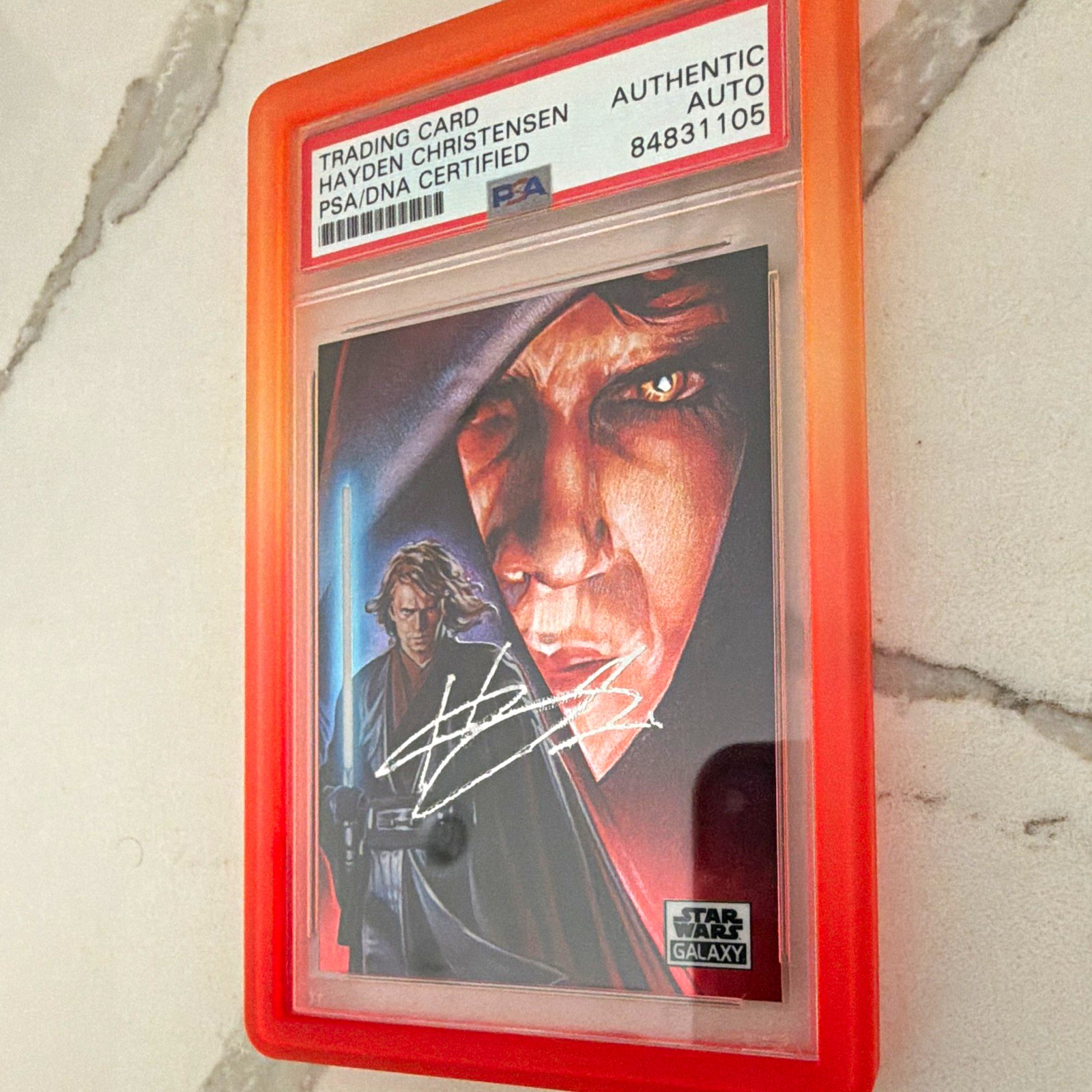 Topps 2005 Star Wars Galaxy Anakin Skywalker #39 Auto PSA/DNA 84831105