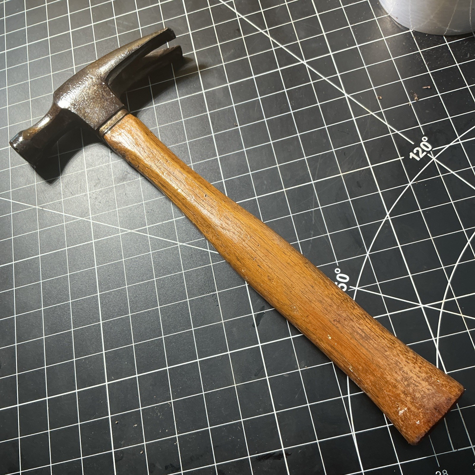 Vintage 16 oz Craftsman Curved Claw Hammer -M- Straight Claw Orig. Handle USA