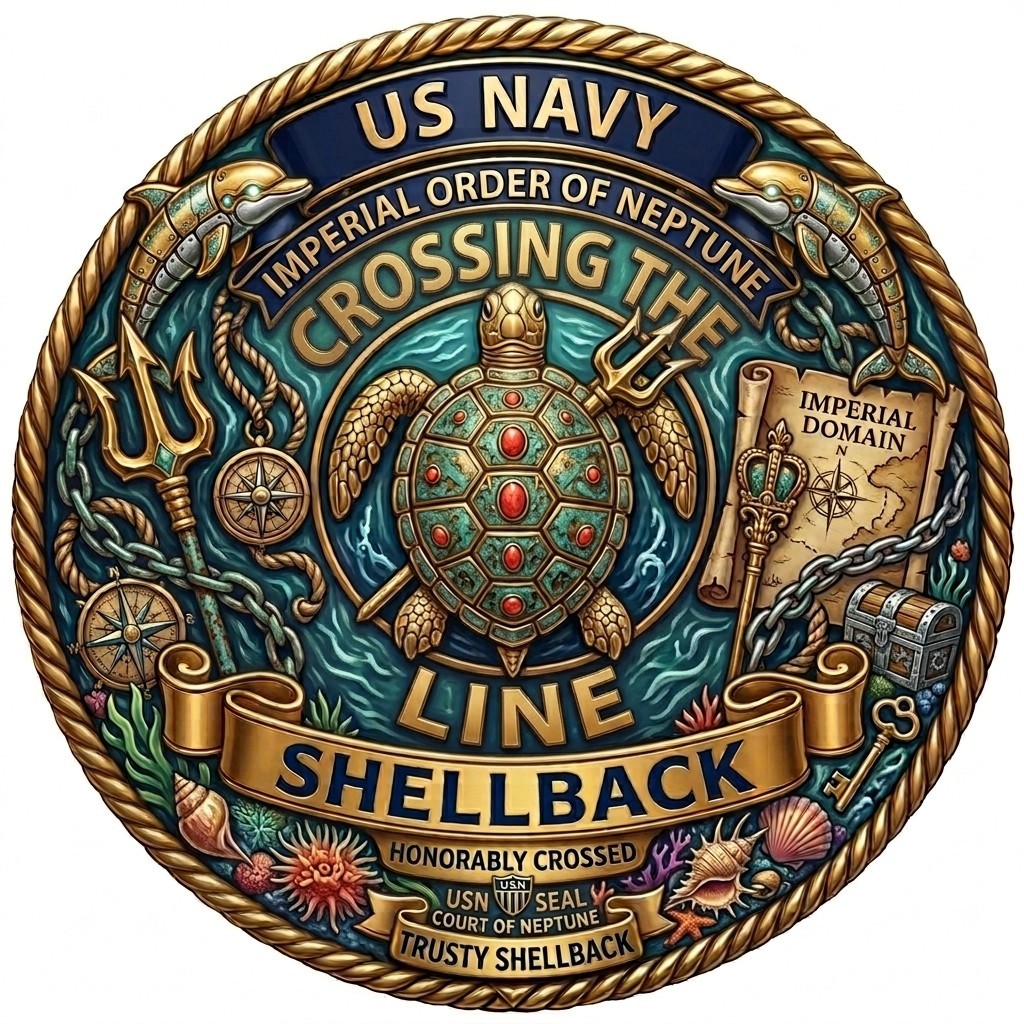 Shellback Crossing The Line USN 4\ Shellback Crossing The Line USN 4\