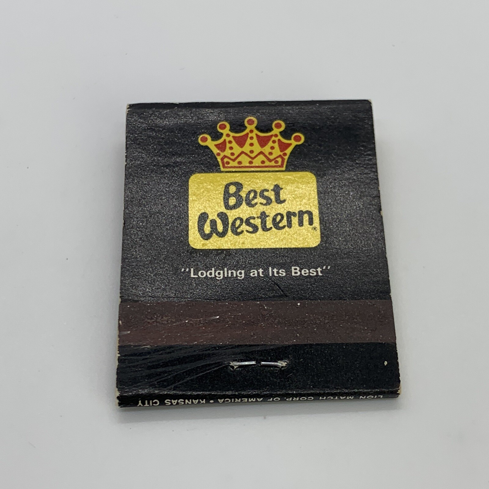 Vintage Best Western Hotel Motel Matchbook Cover Vintage Best Western Hotel Motel Matchbook Cover