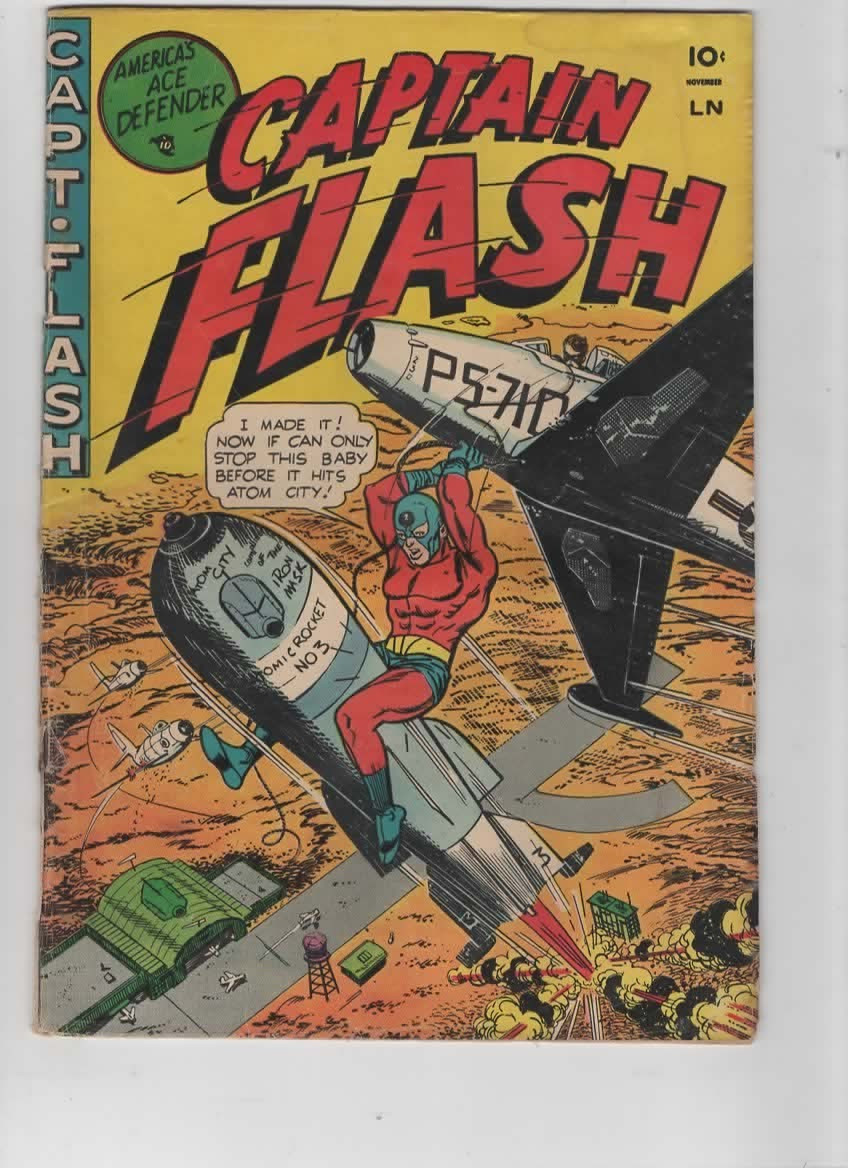 Captain Flash #1 DC Comics 1954 Robert Kanigher Origin of Captain Flash