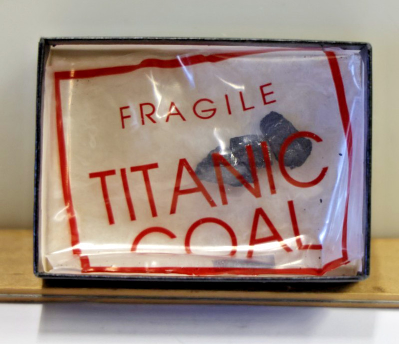Authentic Recovered Coal From Wreck Of 1912 R.M.S. Titanic, Sealed & COA