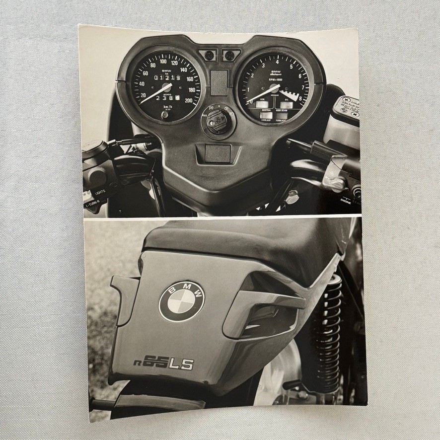 BMW R65 LS Motorcycle Bike Factory Press Photo Photograph Print Germany BMW R 65