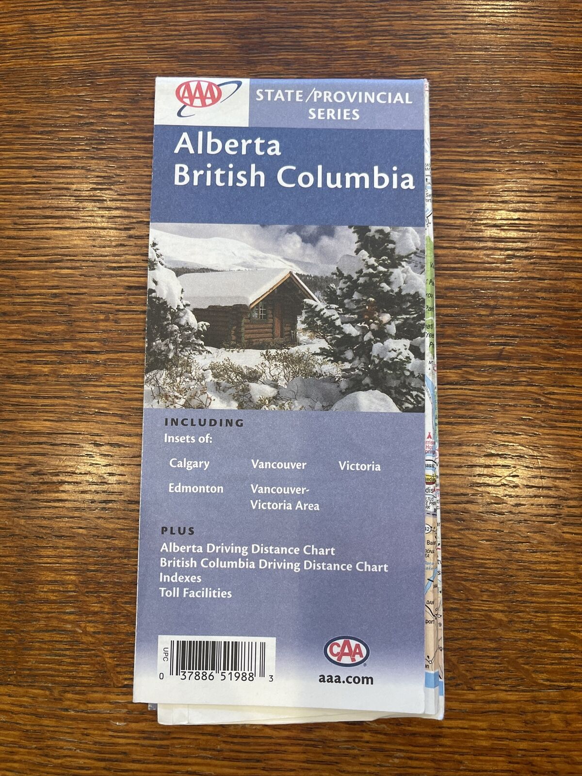 2005 AAA Alberta British Columbia Map