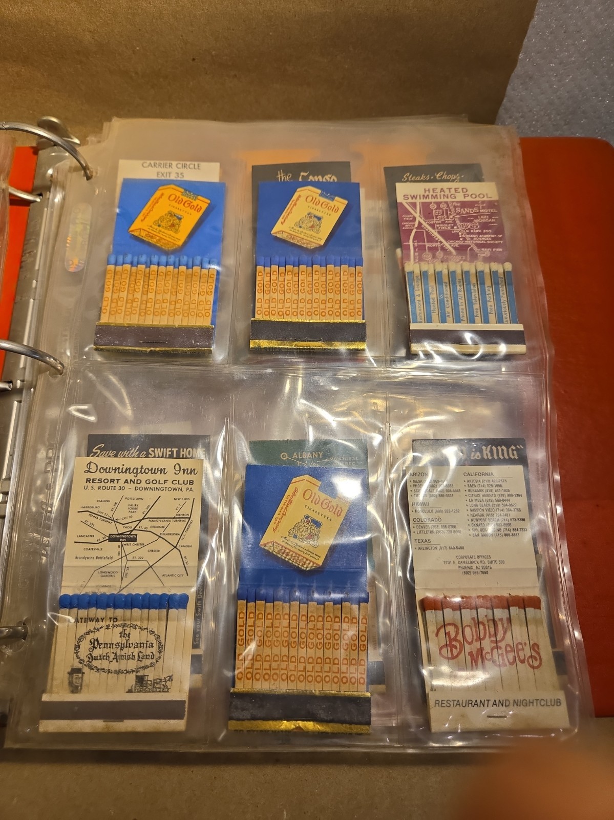 Feature Matchbook Lot of 66, Unstruck Paged Notebook Sands Alaska Sawyer Twain++
