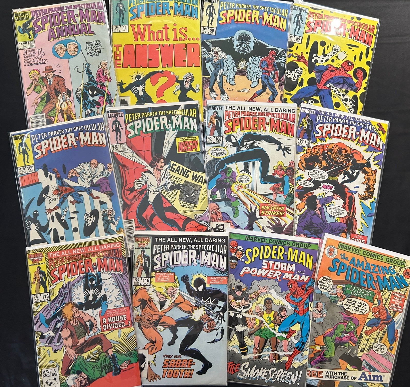 Peter Parker the Spectacular Spider-Man (1976) VF, 12 Issues, Range #92-116 +3