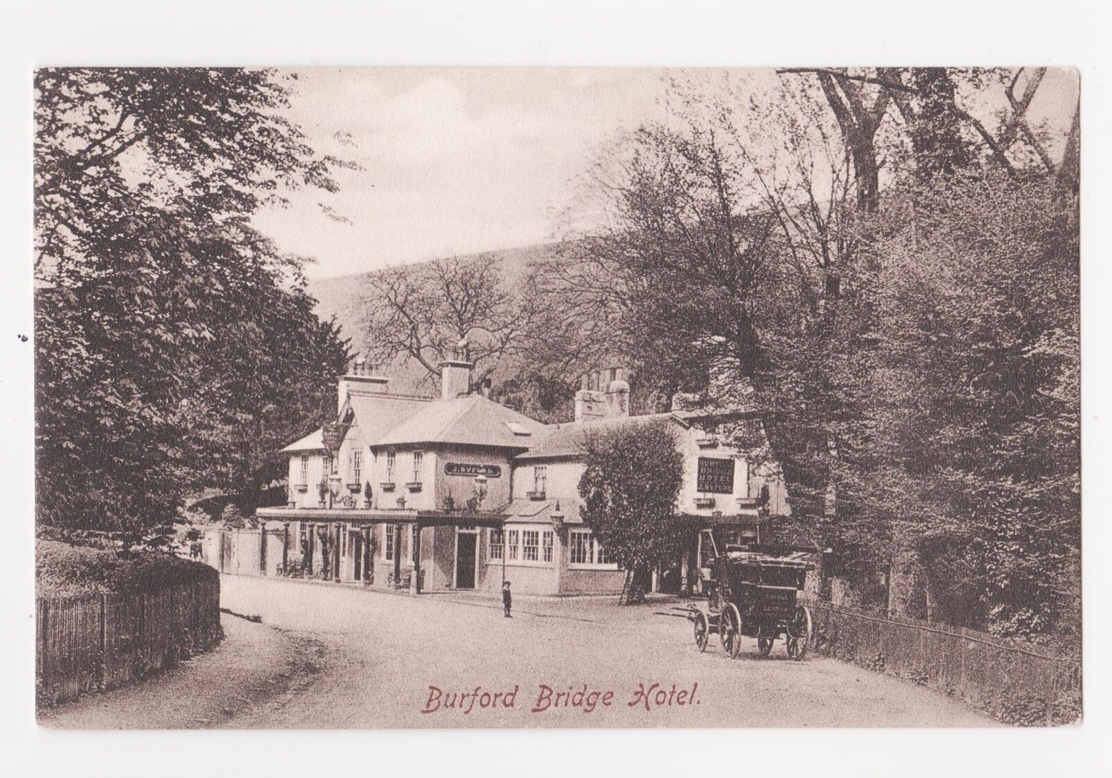 Burford,U.K.Burford Bridge Hotel,Cotswolds,Oxfordshire,c.1909
