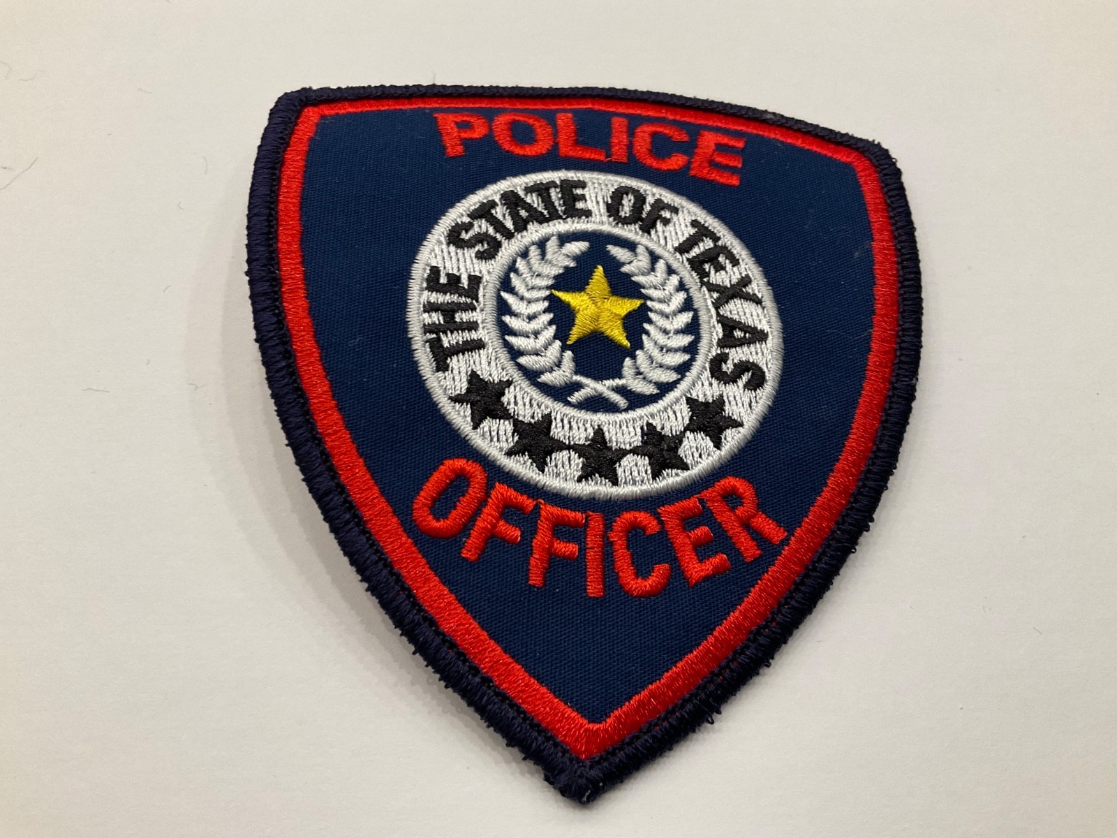 Red Blue Texas Peace Officer Police State TX