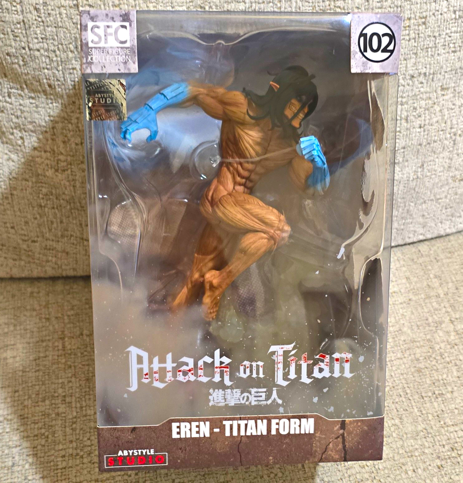ABYstyle Studio SFC Attack on Titan Eren (Titan Form) Figure #102 Boxed