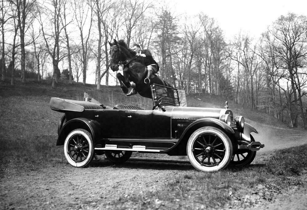 1923 Race Horse Tipperary Jumping a Car Vintage Old Photo Picture Print 8x10 1923 Race Horse Tipperary Jumping a Car Vintage Old Photo Picture Print 8x10