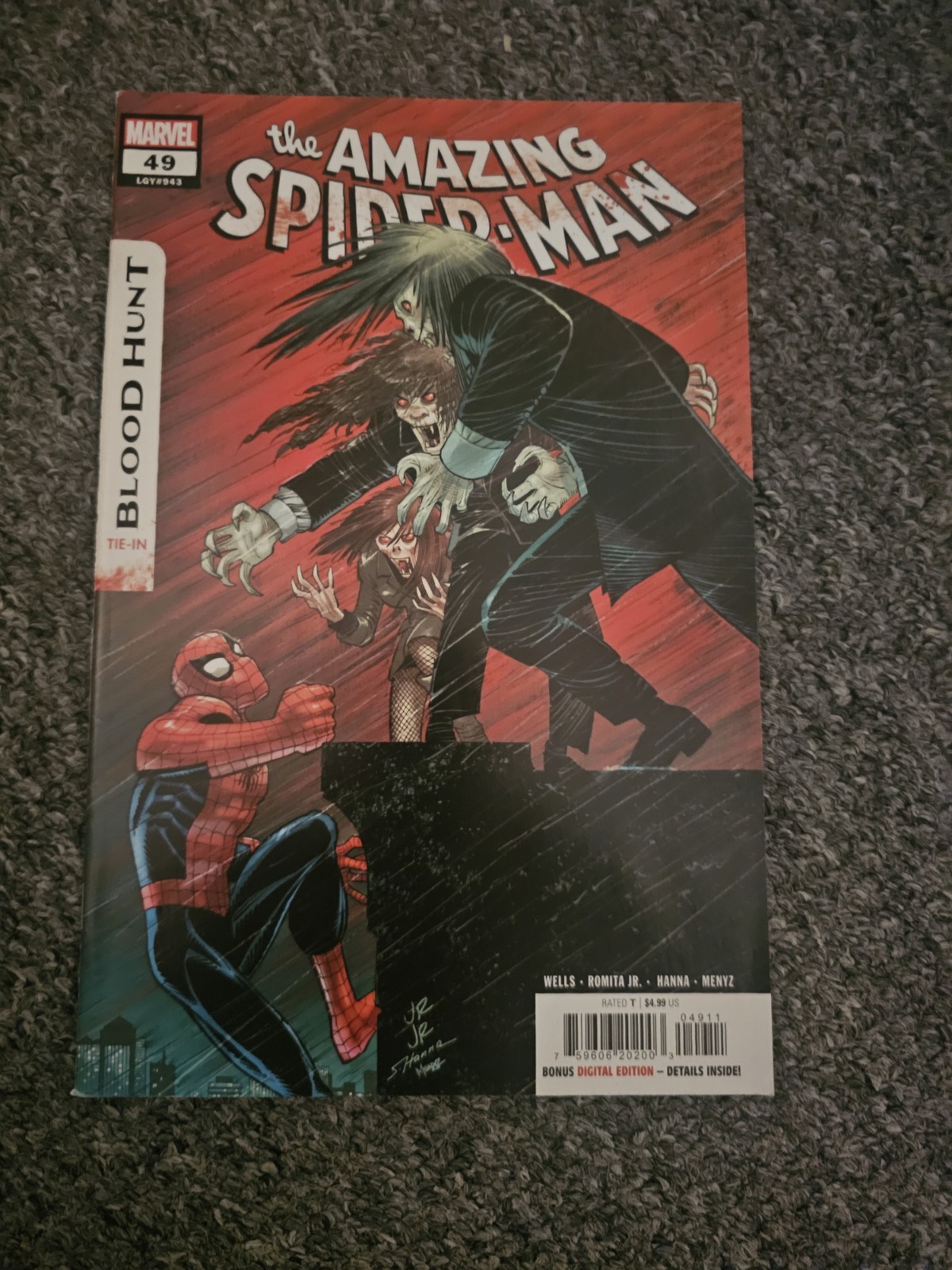 Amazing Spider-Man #49 Main Cover A Marvel 2024 NM