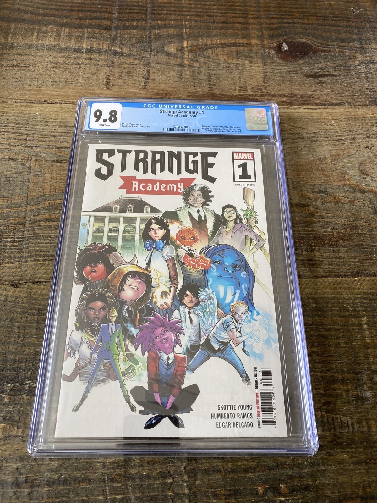 STRANGE ACADEMY #1 COVER A CGC 9.8 1ST PRINT MULTIPLE 1ST APPEARANCES EMILY HOT