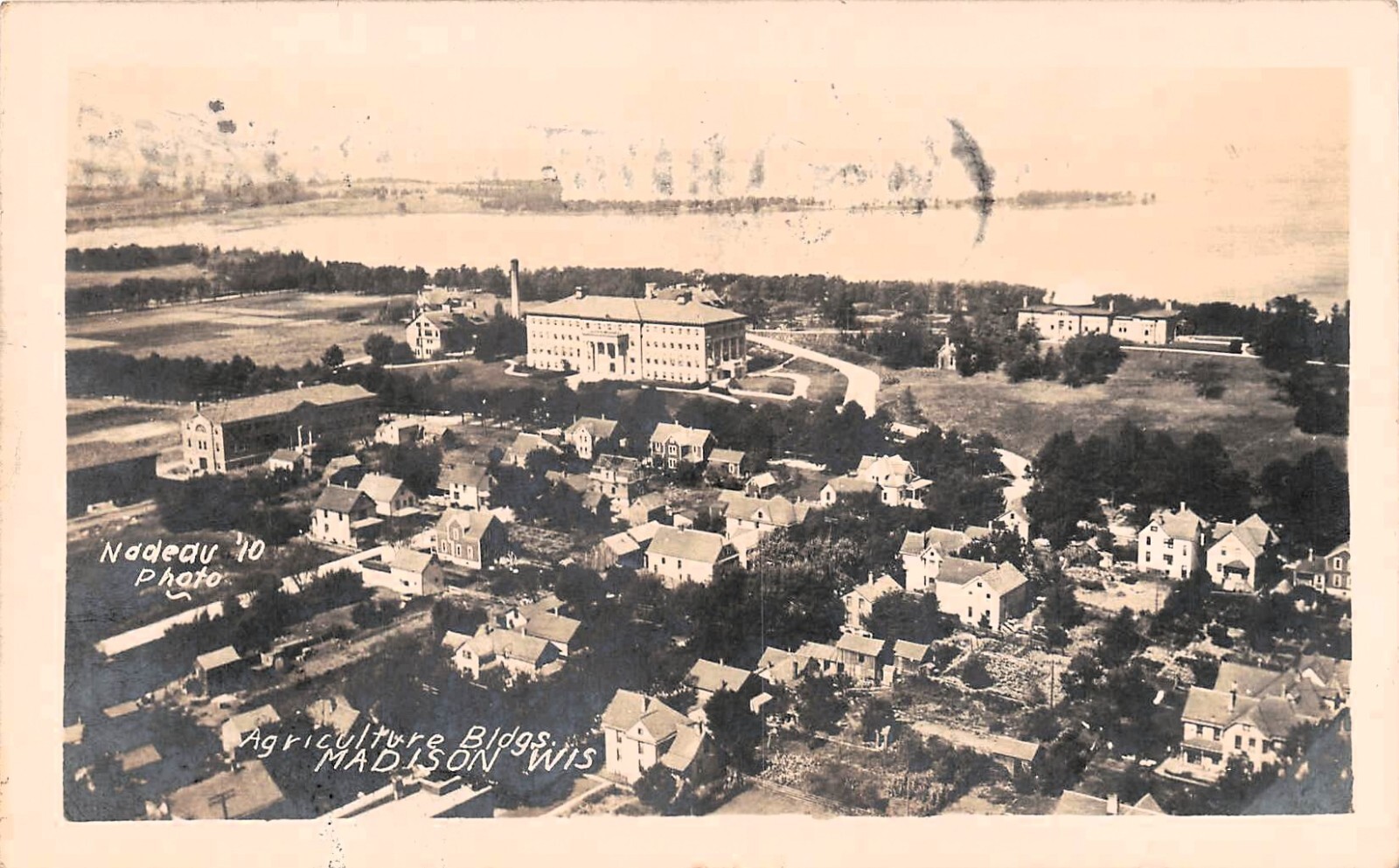 RPPC University of Wisconsin Madison Agriculture Hall Campus Photo Postcard G33