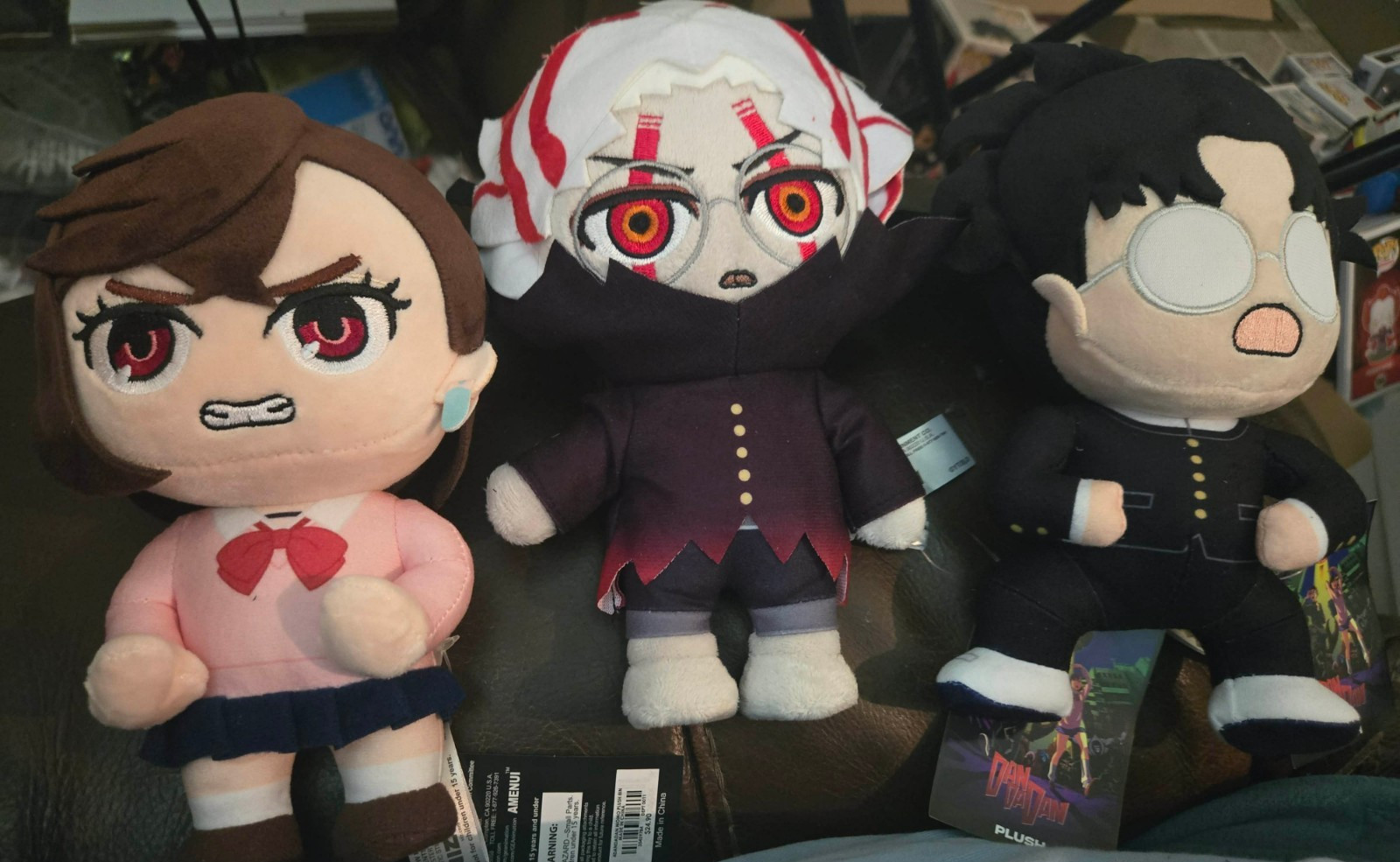 Dandadan Official Plush Set Momo Ayase Okarun Transformed
