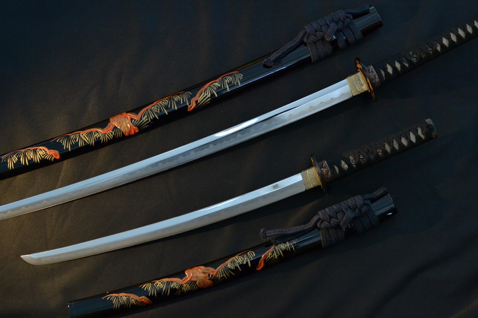 Japanese imitation sword daisho set gorgeous koshirae