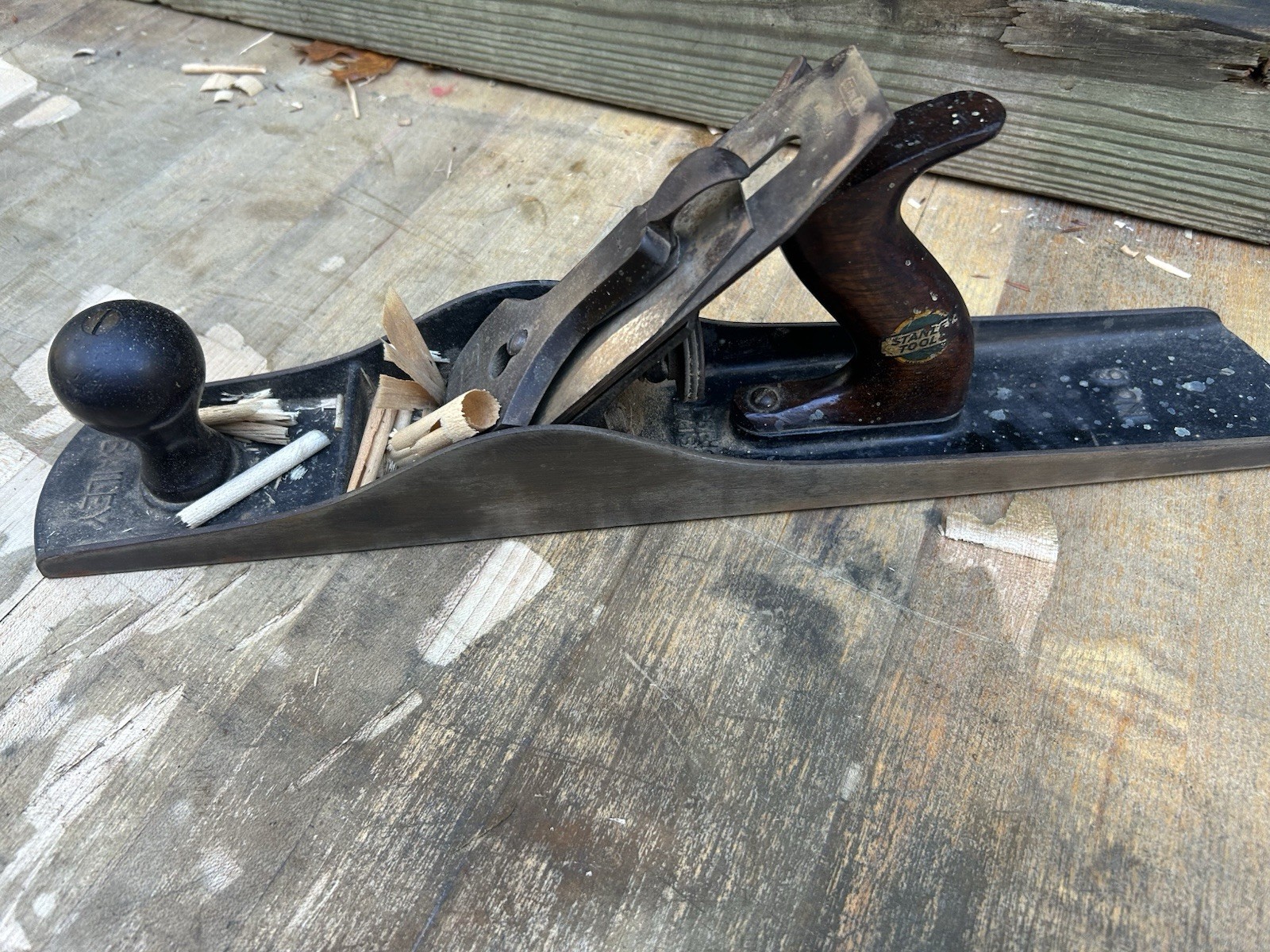 VINTAGE STANLEY BAILEY NO 6 SW, ONE PATENT, WITH STANLEY DECAL 