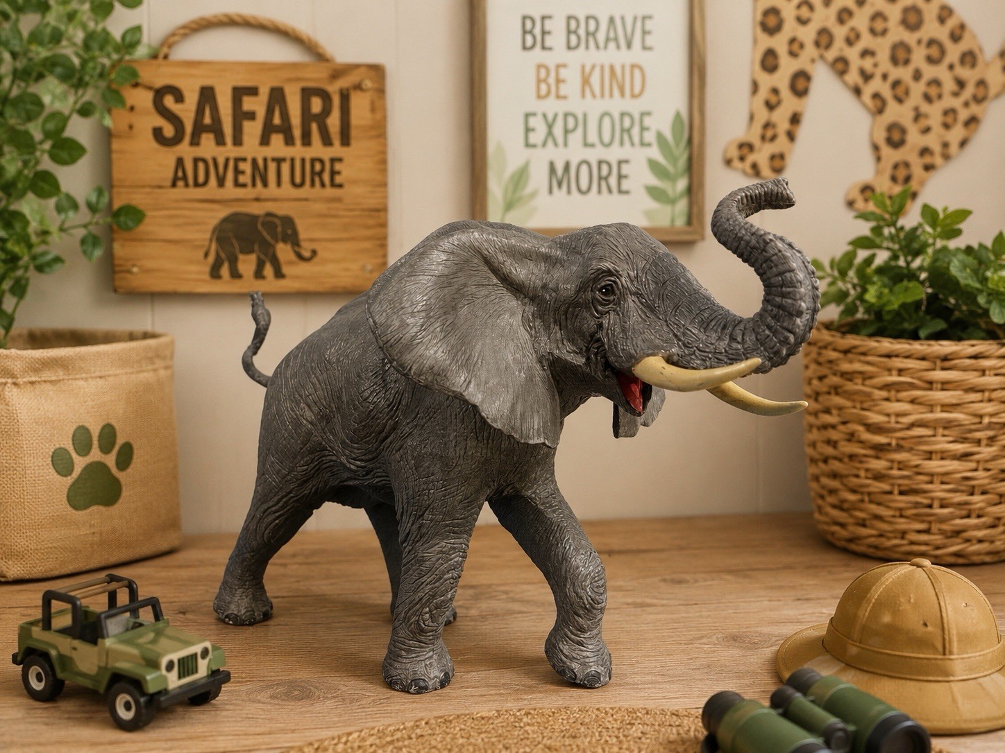 Safari Ltd Vintage ELEPHANT 8\