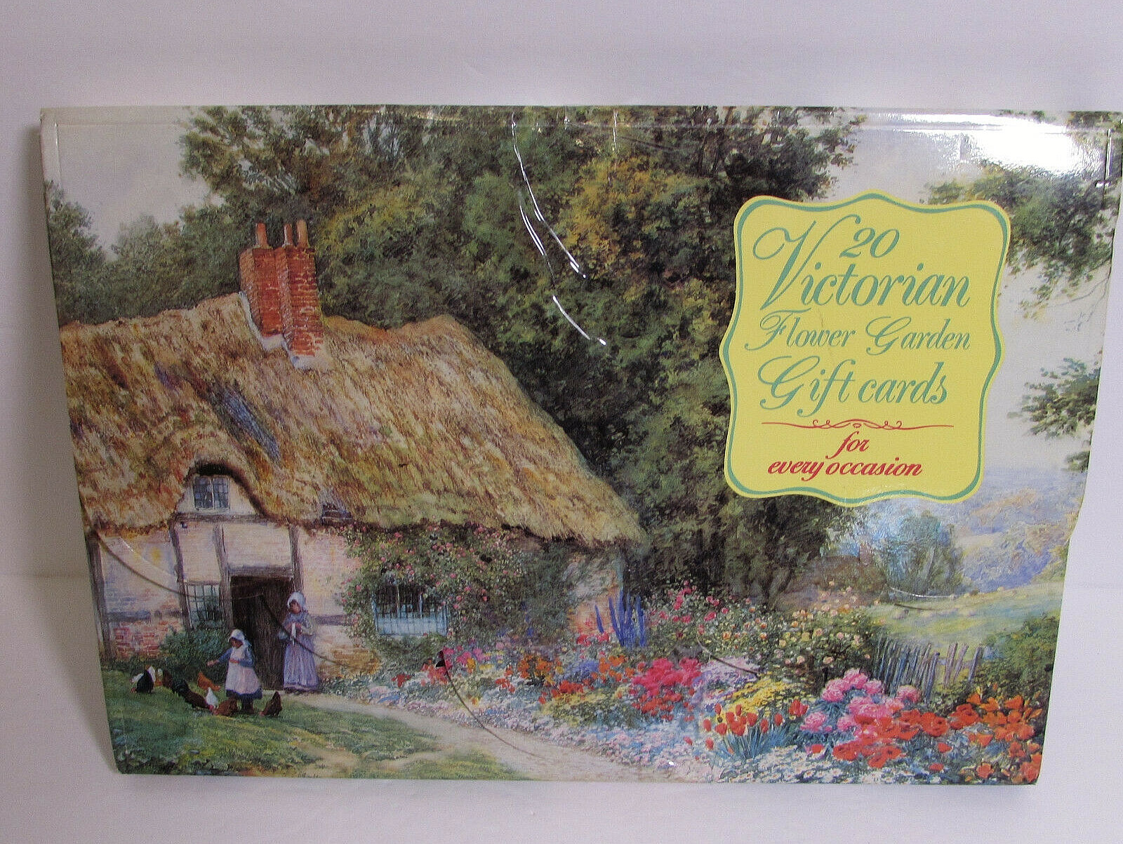 VTG Victorian Flower Garden Gift Cards for Every Occasion 20 cards/ envelopes
