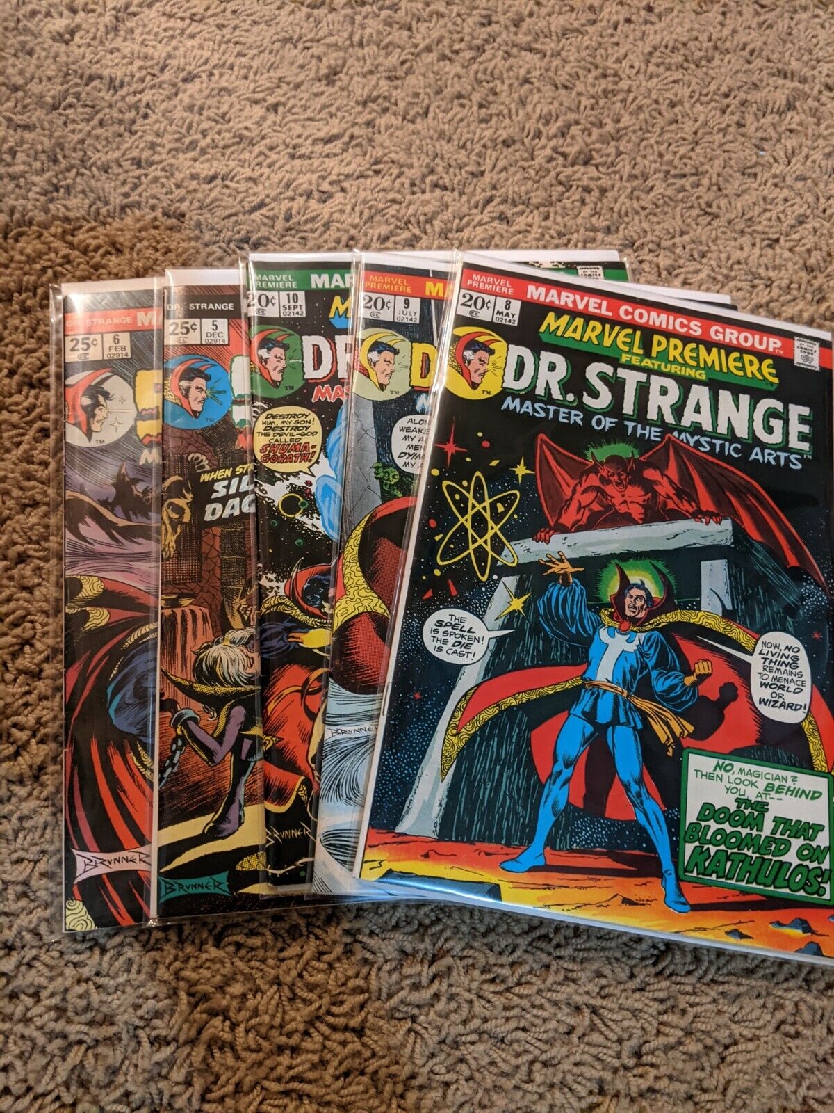 Marvel Premiere Featuring Dr. Strange #8,9,10, Dr. Strange #5,6 HIGH GRADE
