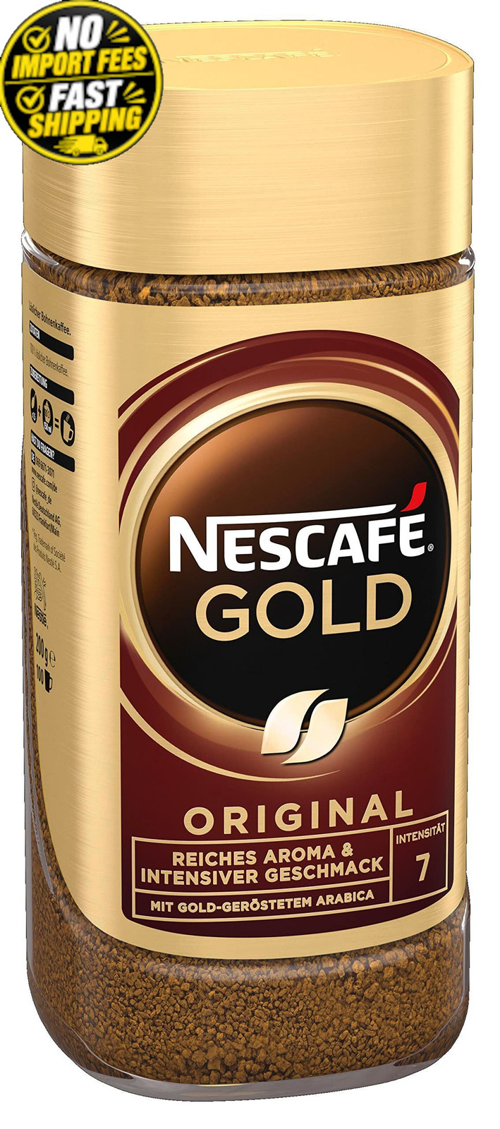 Nescafé Gold Original 200g/7oz, Original, 7 Ounce 7.05 (Pack of 1)