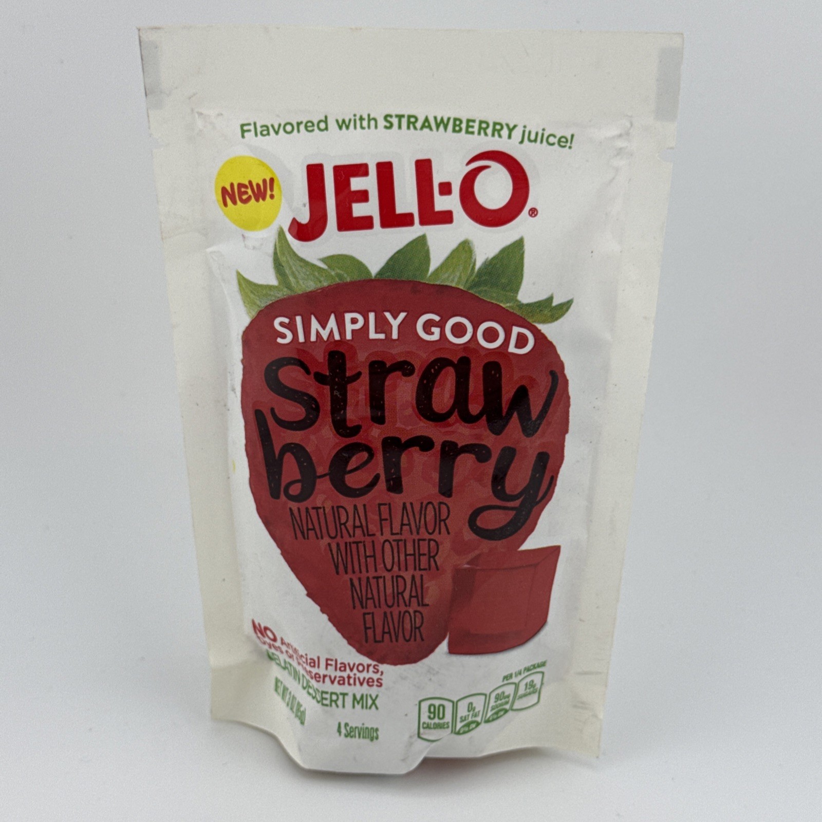 Jell-o Simply Good Strawberry Rare Discontinued Old Stock New Sealed HTF