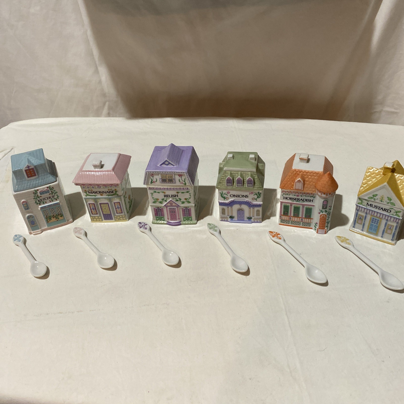 Vintage 1992 Lenox Condiment Set Set Of 6