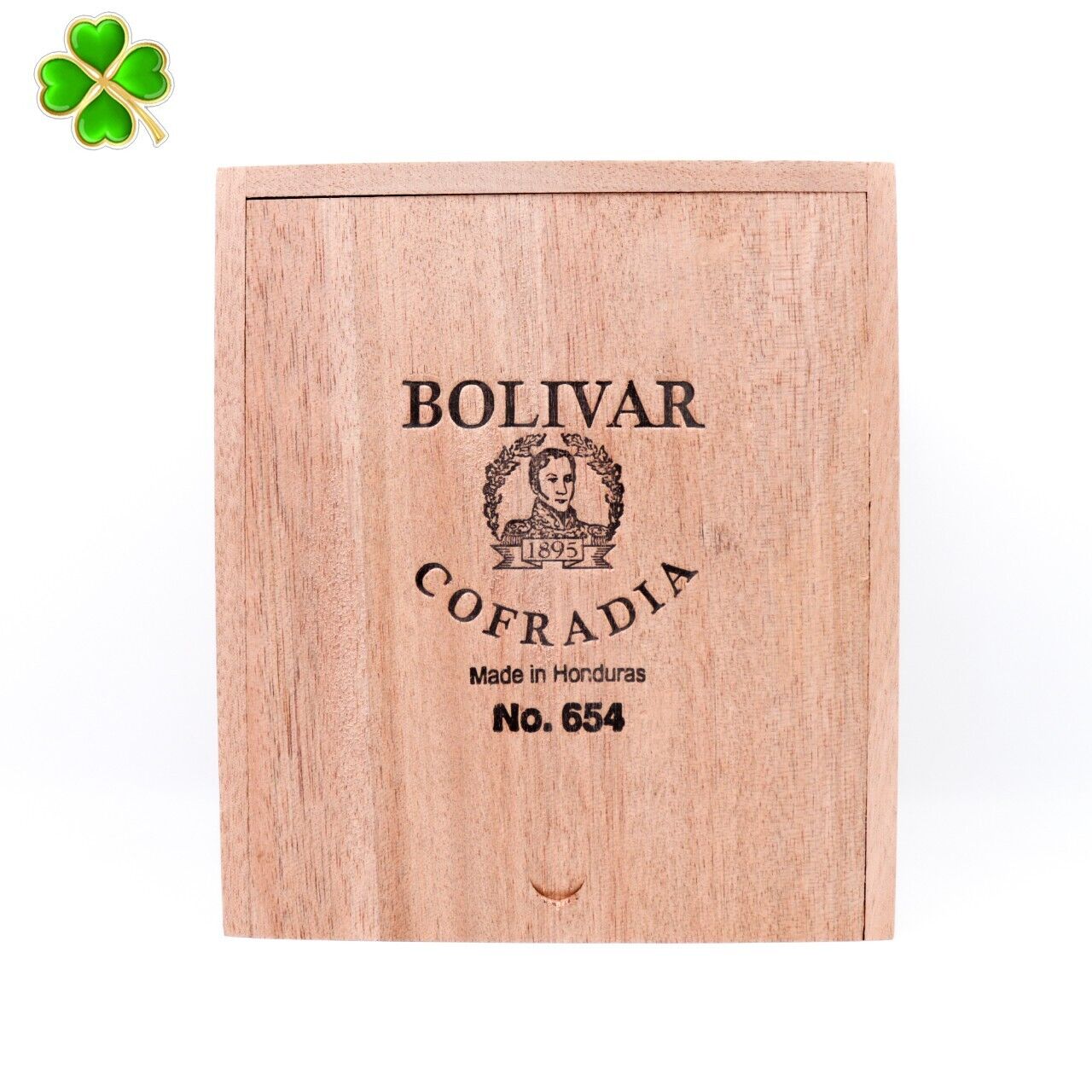 Bolivar Cofradia No. 654 Empty Wood Cigar Box 6.75\