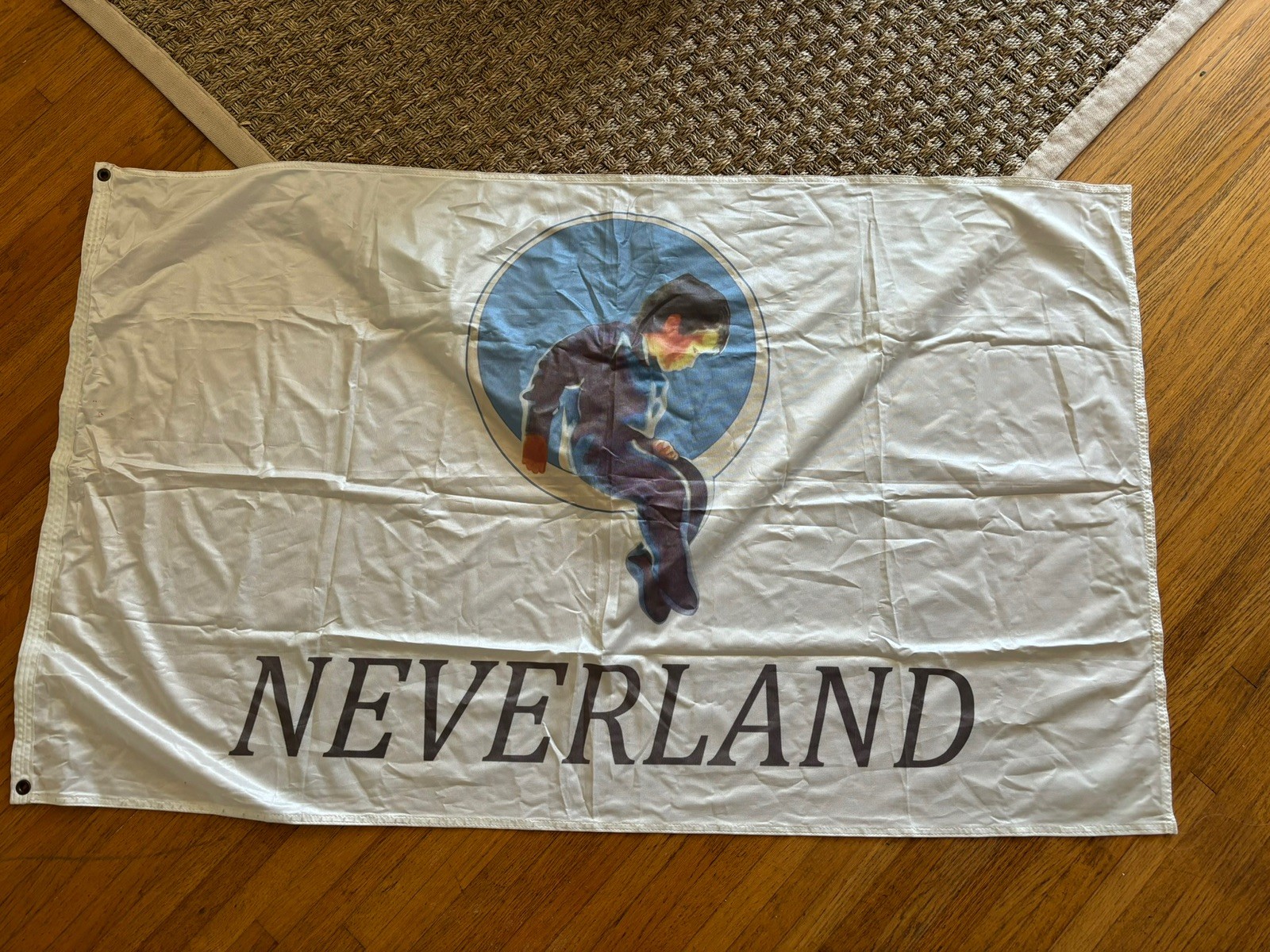 Vintage Michael Jackson Neverland Valley Ranch Flag Vintage Michael Jackson Neverland Valley Ranch Flag