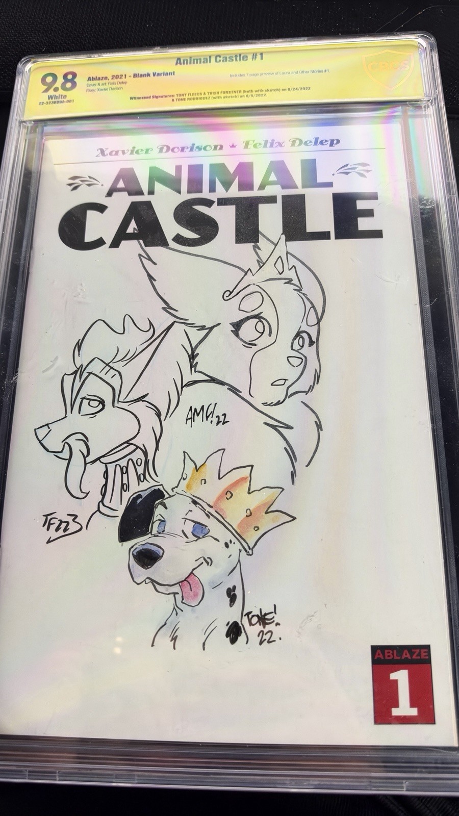 Animal Castle 1 CBCS 9.8 Triple Reamark FLEECS, FORSTNER, RODRIGUEZ Animal Castle 1 CBCS 9.8 Triple Reamark FLEECS, FORSTNER, RODRIGUEZ
