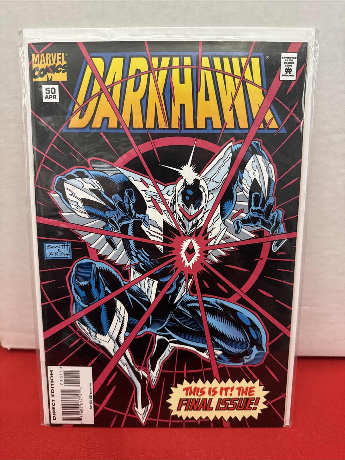 Darkhawk #50 1995 Marvel Final Issue Direct Edition Scarce Last Issue