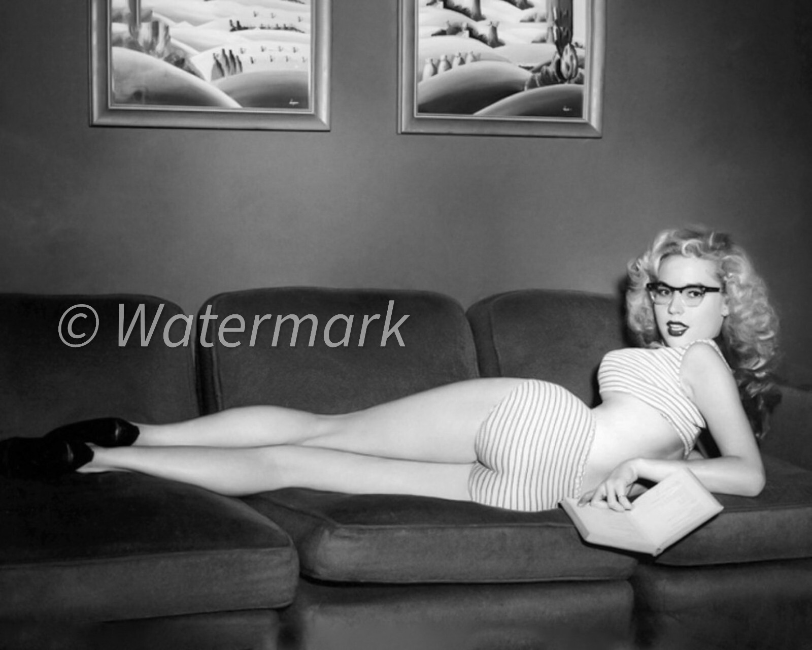 BETTY BROSMER 1950s MODEL PIN-UP 💜 8X10 PUBLICITY PHOTO - Vintage Publicity