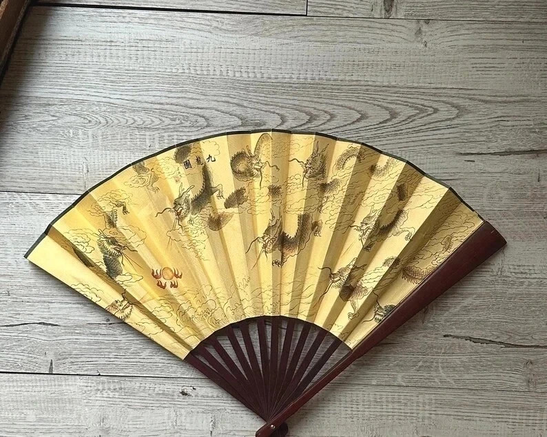 Traditional Chinese Calligraphy Folding Fan – Asian Home Decor, Cultural Gift, P Traditional Chinese Calligraphy Folding Fan – Asian Home Decor, Cultural Gift, P