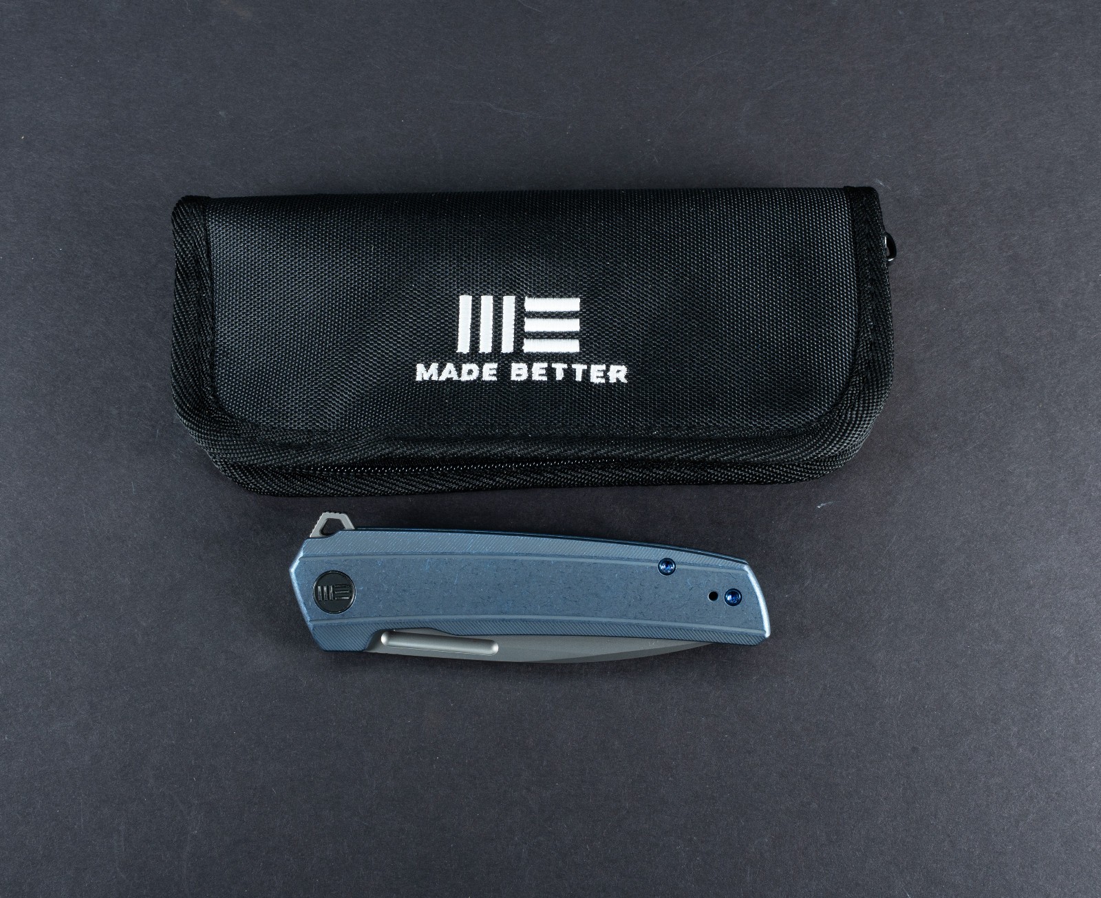WE Knife Speedster Frame Lock 21021B-3 Knife CPM 20CV Blue Titanium