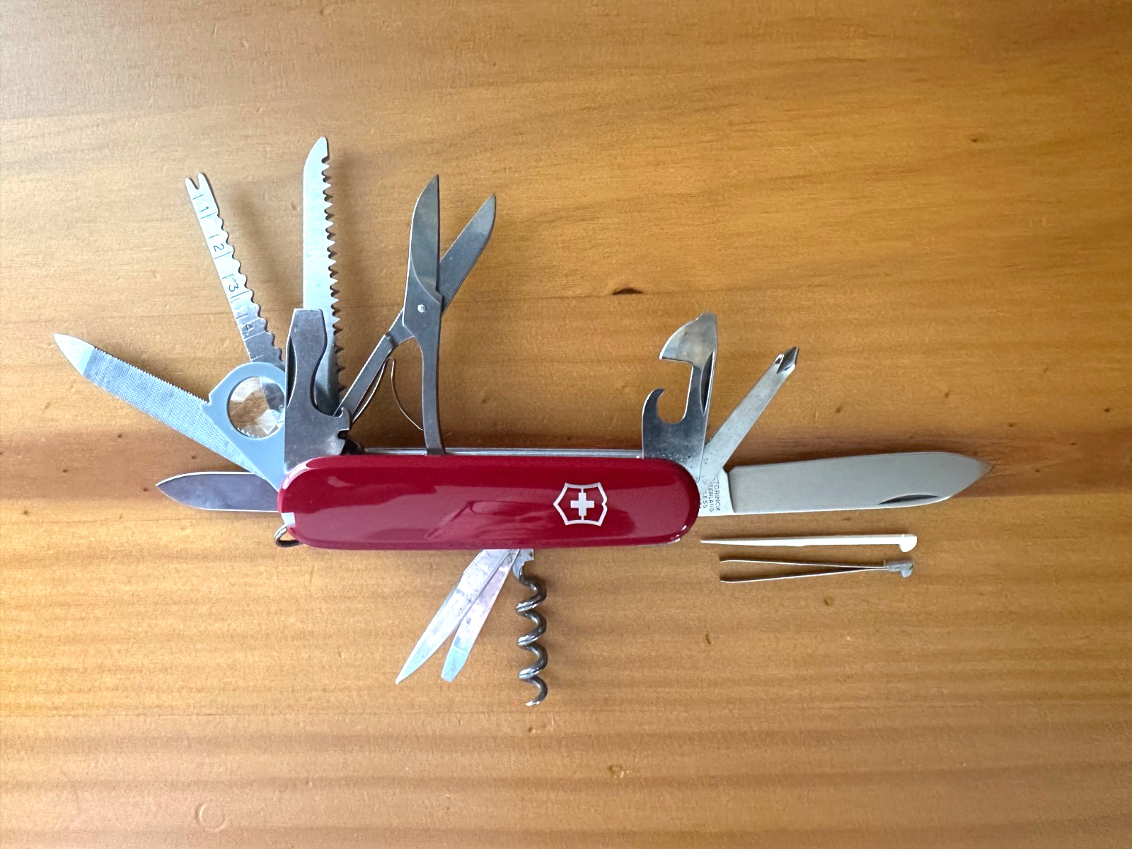 Victorinox Swiss Army Knife Champion Original 91mm Red 1975-91 w18 Tools