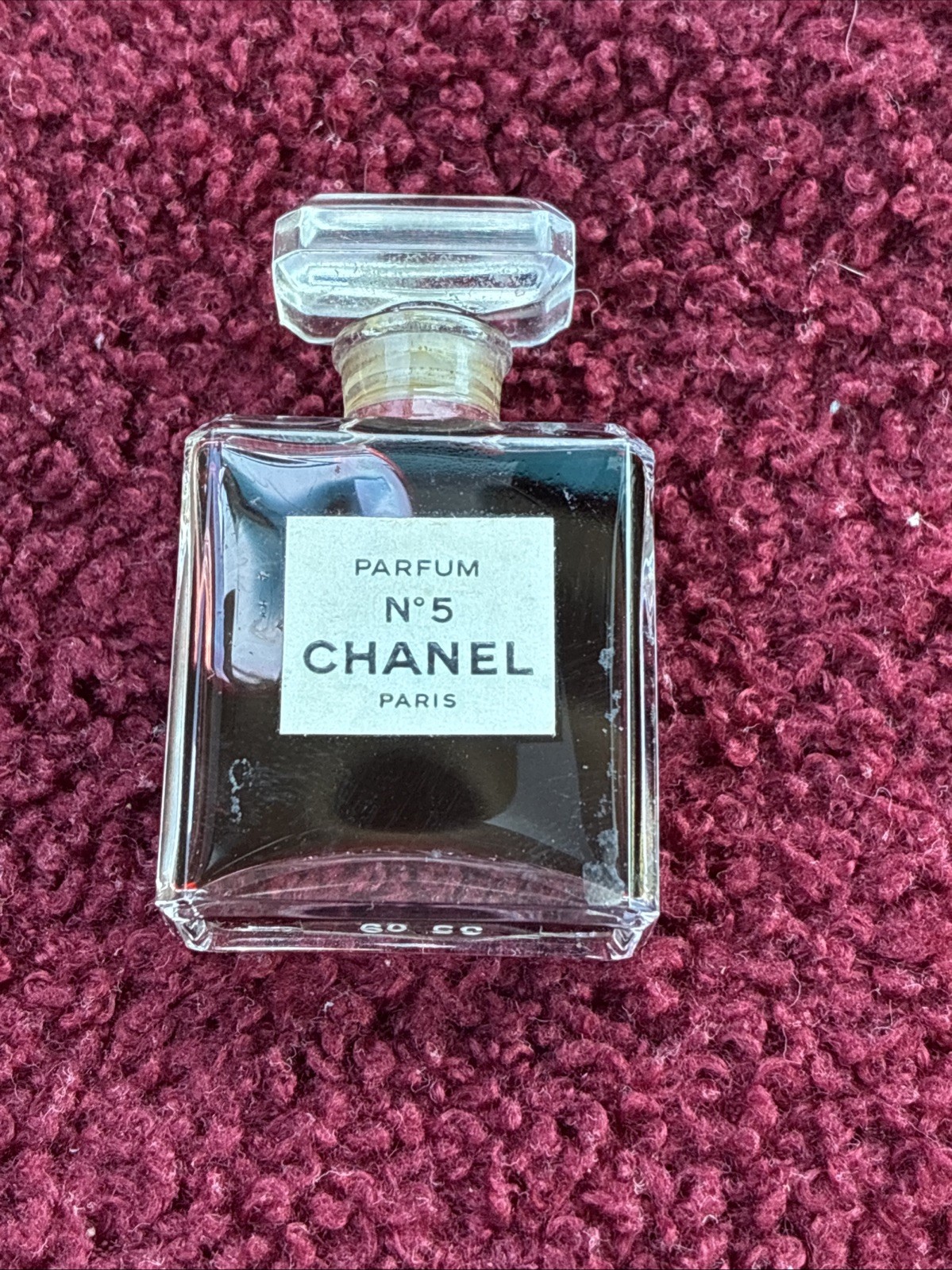 Antique Chanel Parfum No.5 Perfume Unopened Bottle Sealed