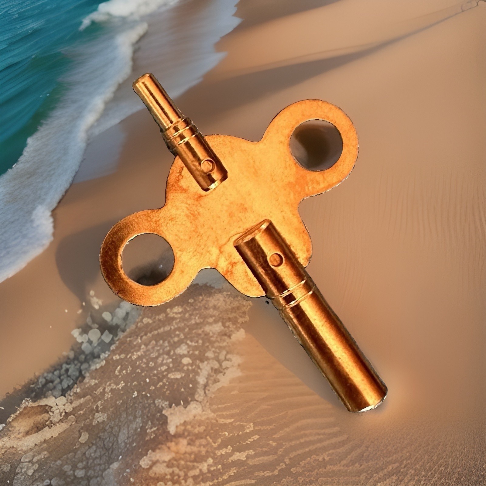 New Key For Ansonia Mantle Clock (non Westminster) (Key Only)