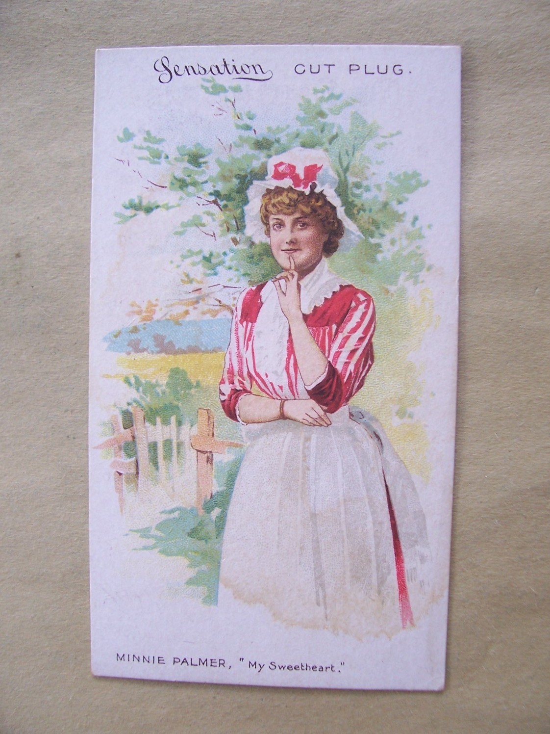 ACTRESSES IN OPERA ROLES (N265) TOBACCO CARD- MINNIE PALMER