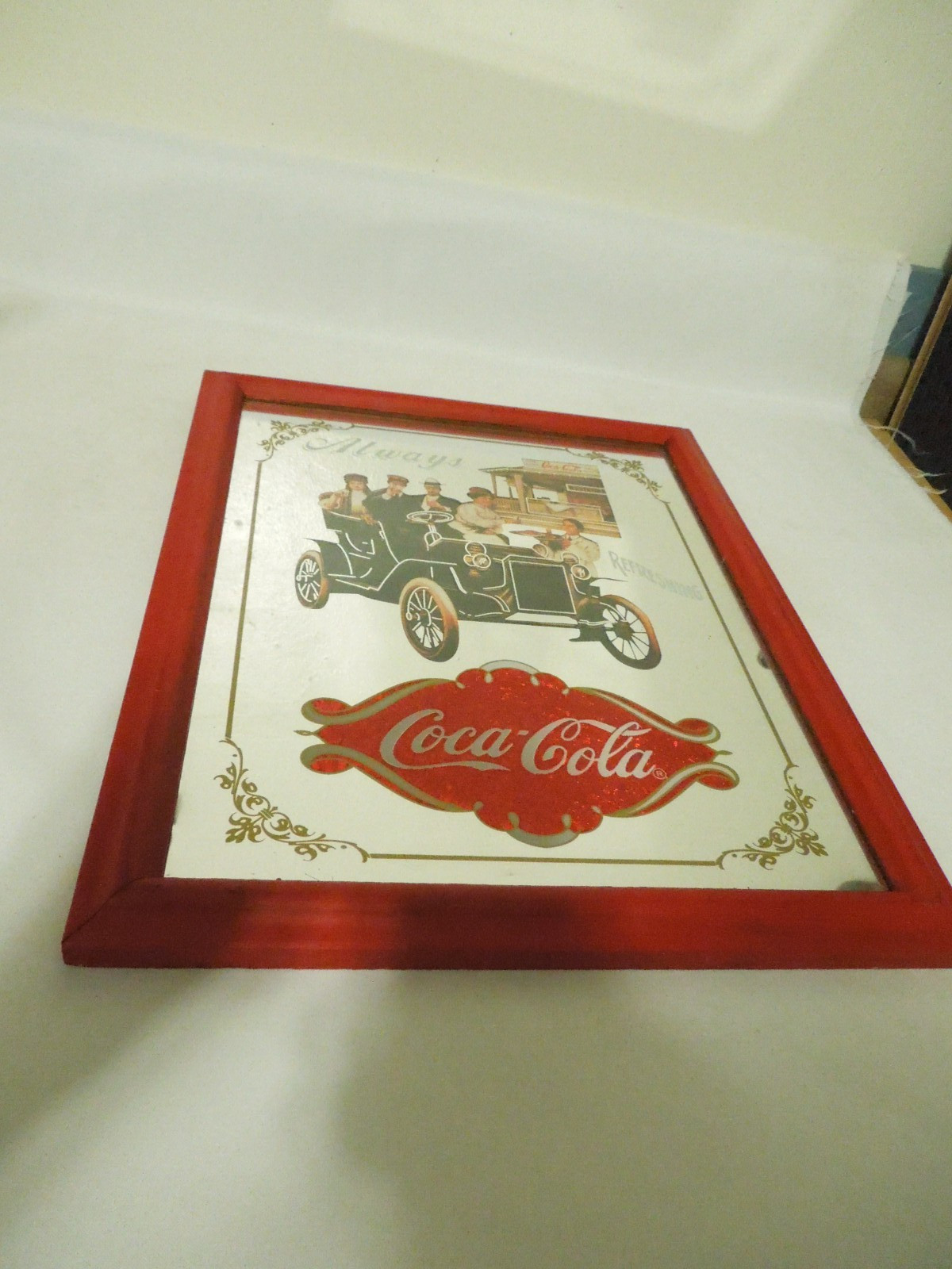 1994 Coca Cola Mirror Sign 1939 \ 1994 Coca Cola Mirror Sign 1939 \
