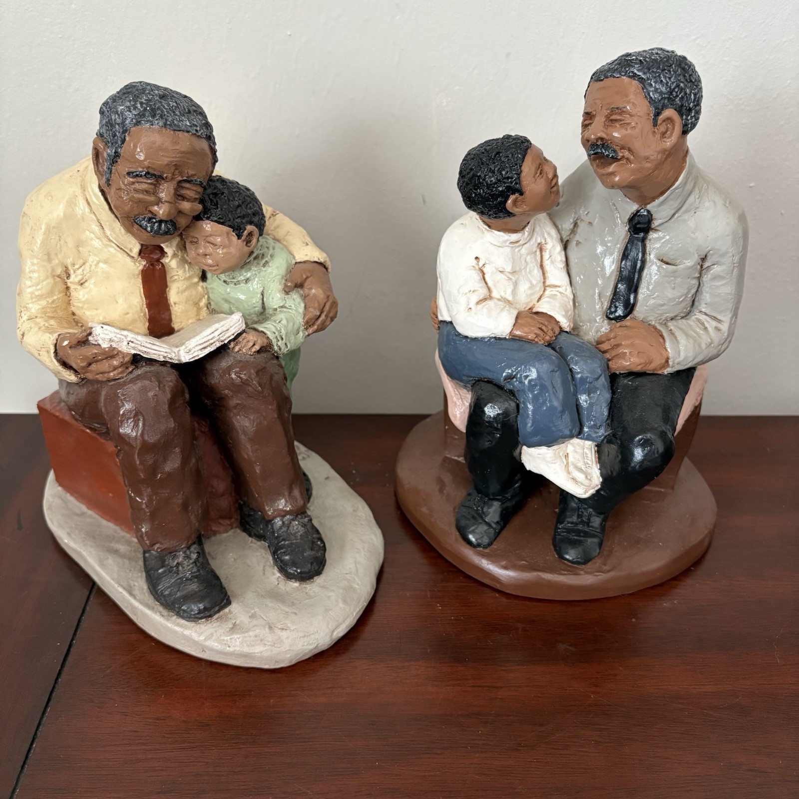 The Alex Haley Remembers Limited Numbered Sculptures - Pair Of 2- No Chips The Alex Haley Remembers Limited Numbered Sculptures - Pair Of 2- No Chips