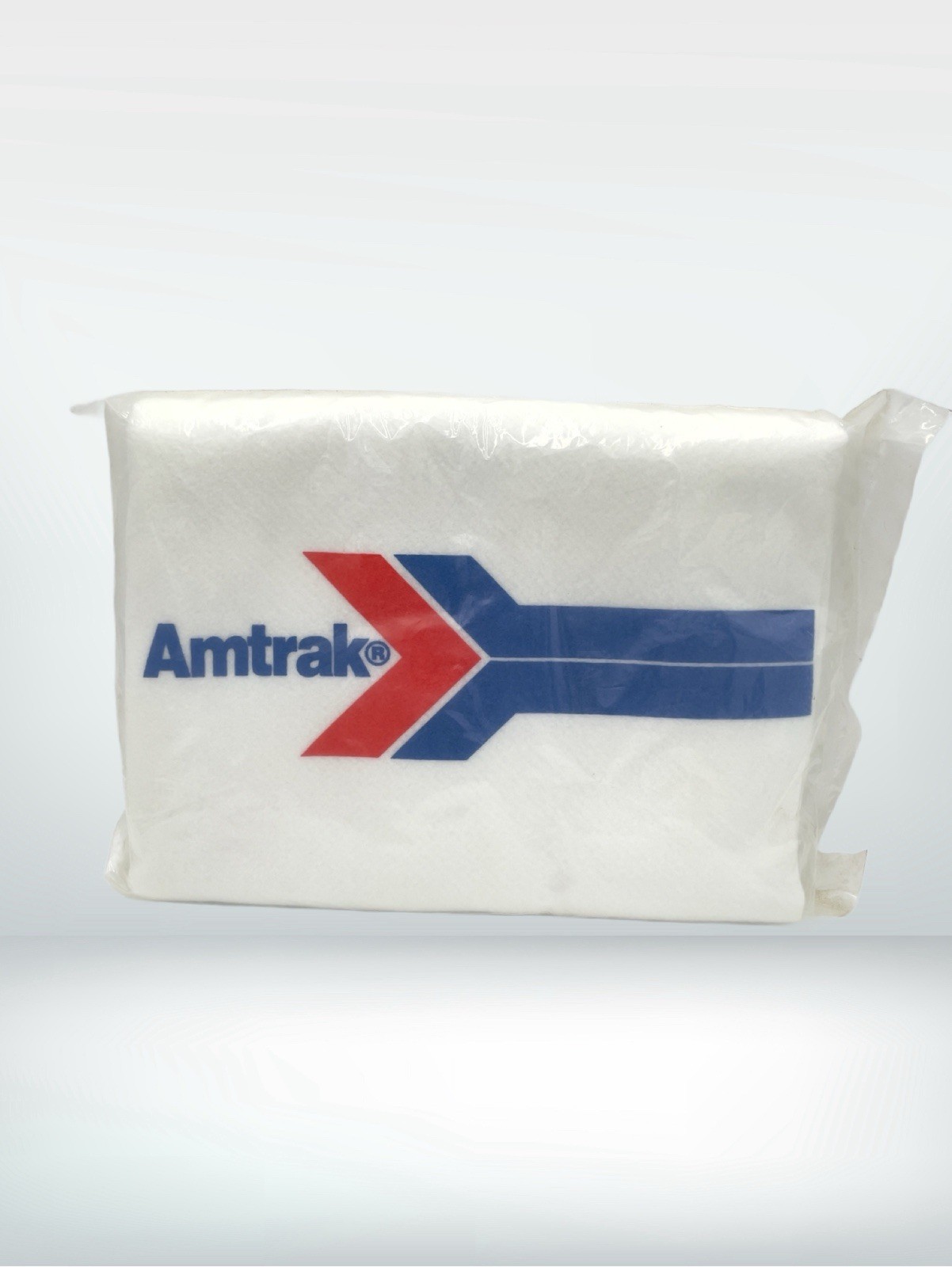 Vintage Amtrak Railroad Souvenir Blanket Sealed NOS 50x60 Made in USA