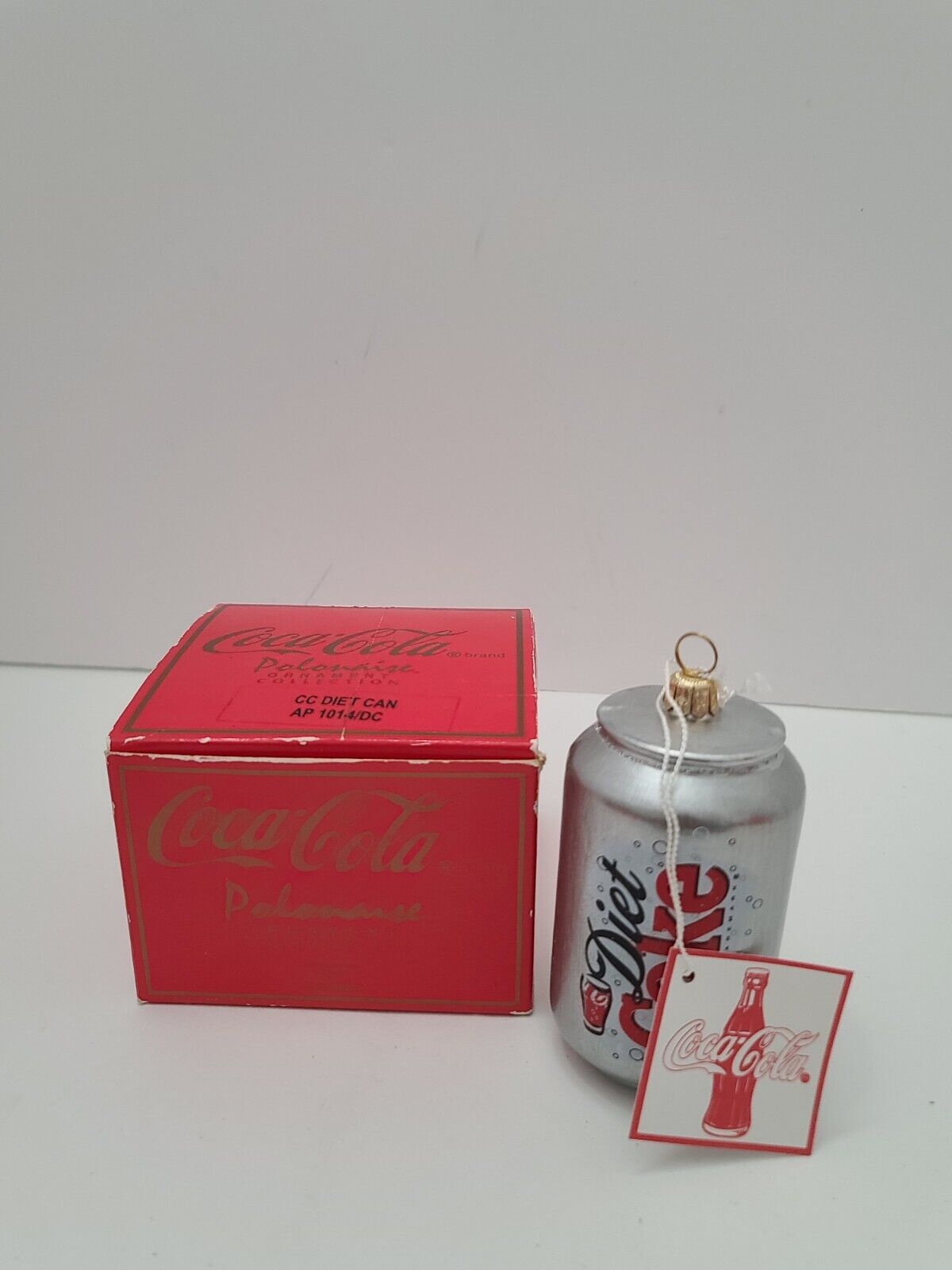 Rare~Kurt Adler ~Diet Coke Polonaise By Komozja Ornament Coke Can 1996 Poland 