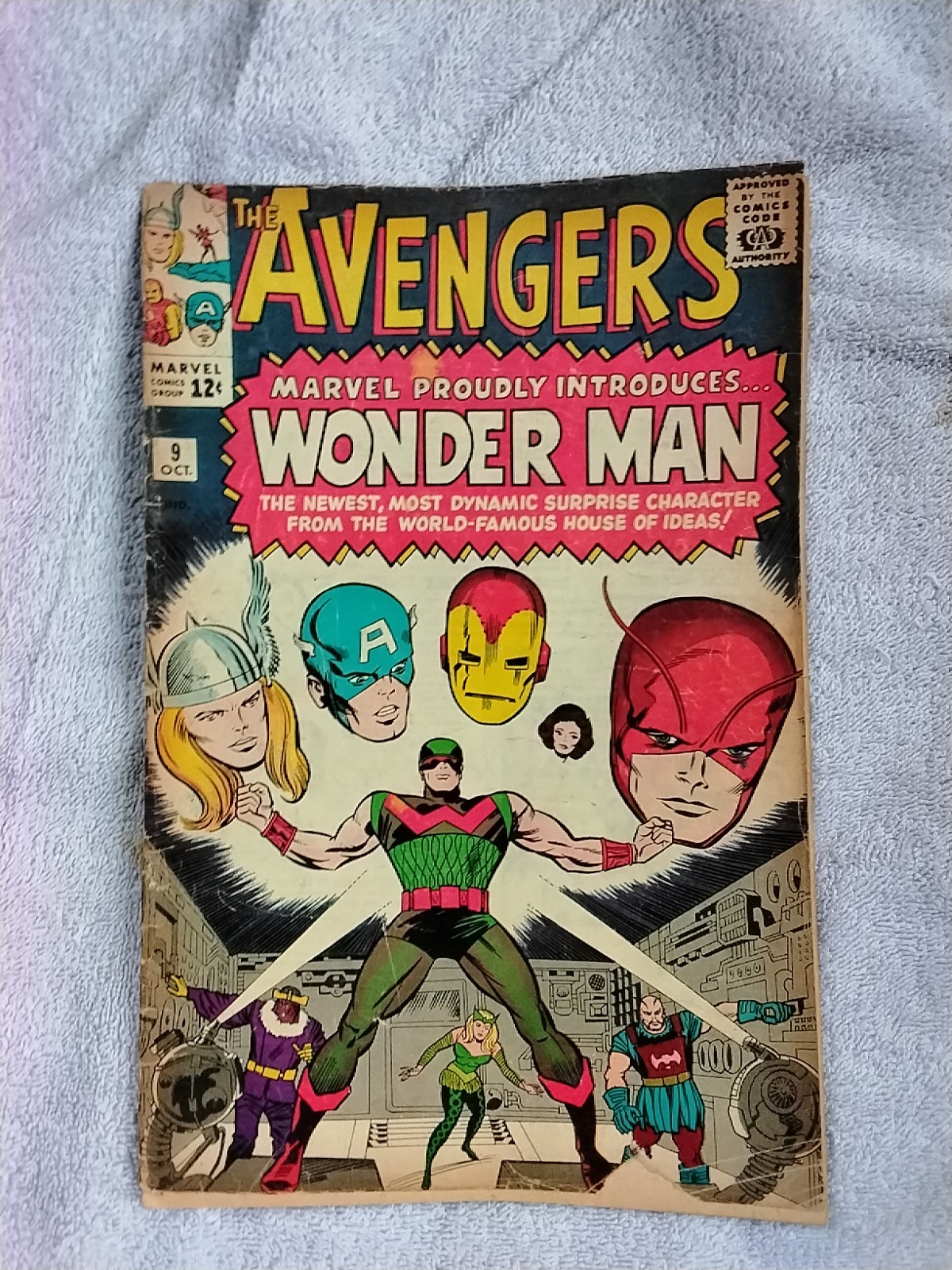AVENGERS #9 - 1ST WONDER MAN - 1964 