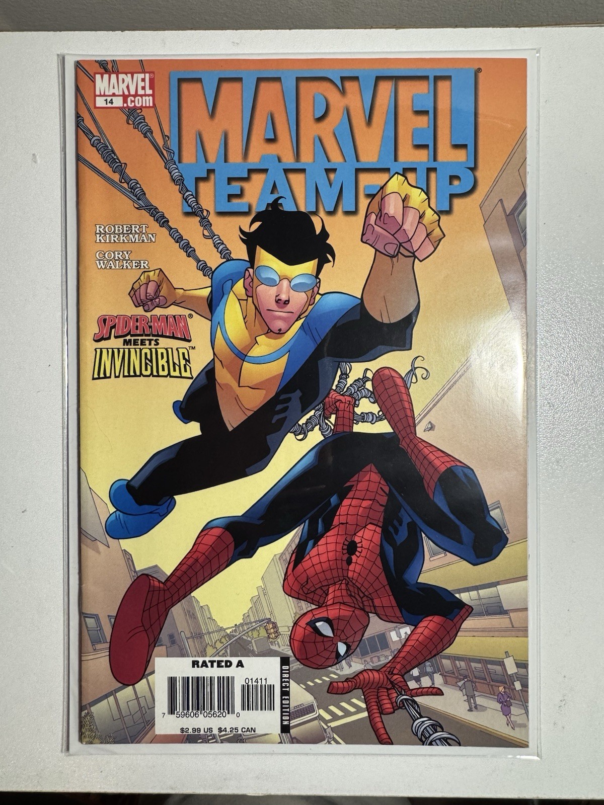 MARVEL TEAM-UP #14 (2006) 1st Marvel Invincible Crossover - First Print
