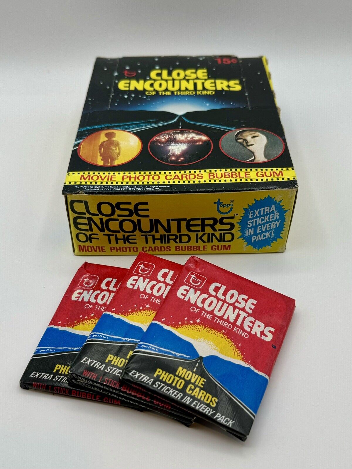 UNOPENED Packs 1978 Topps Close Encounters of the Third Kind Movie Photo Cards