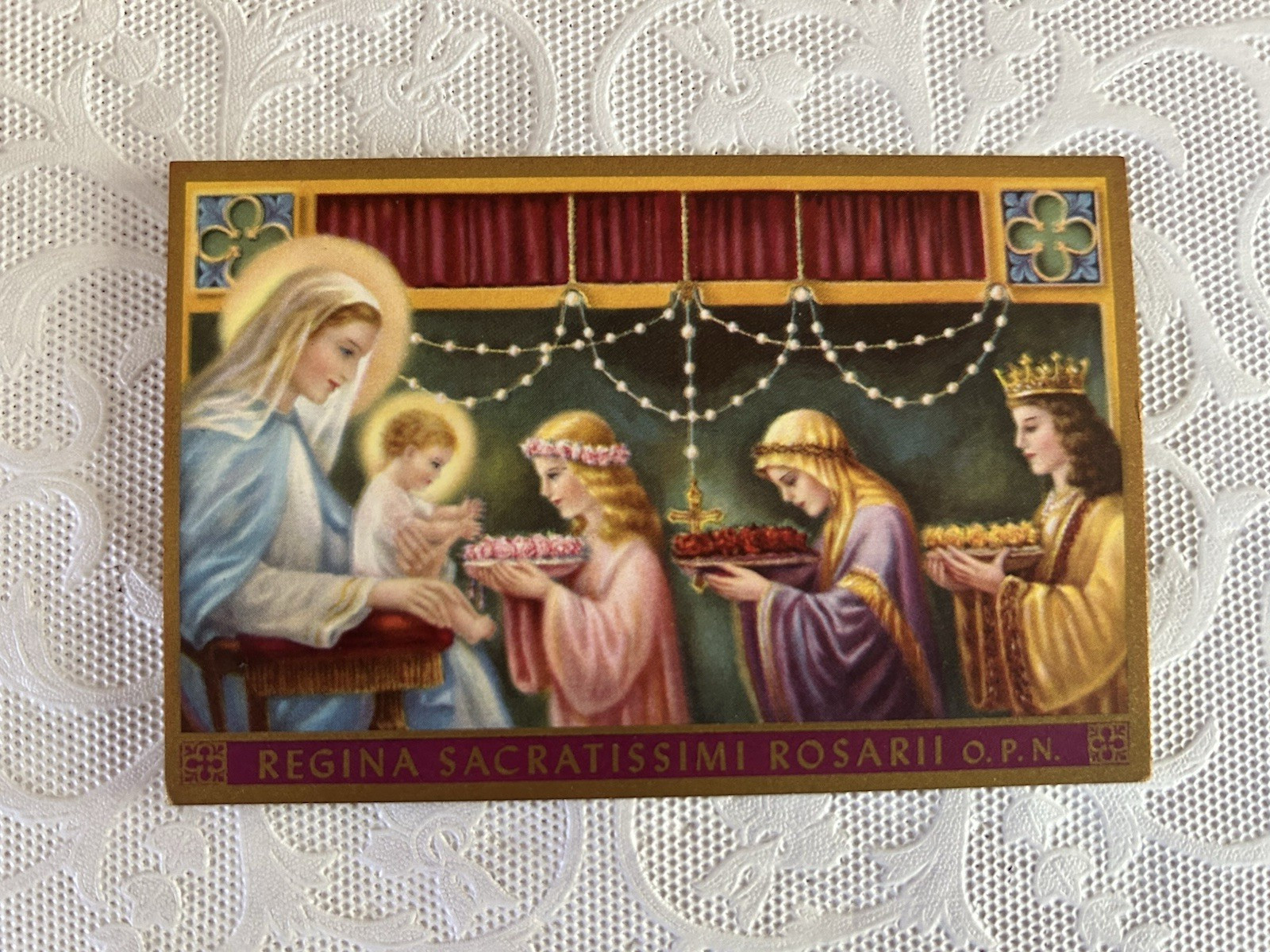 Rare Vintage HOLY CARD by beloved Catholic Artist Mother Margaret Nealis #C2 Rare Vintage HOLY CARD by beloved Catholic Artist Mother Margaret Nealis #C2