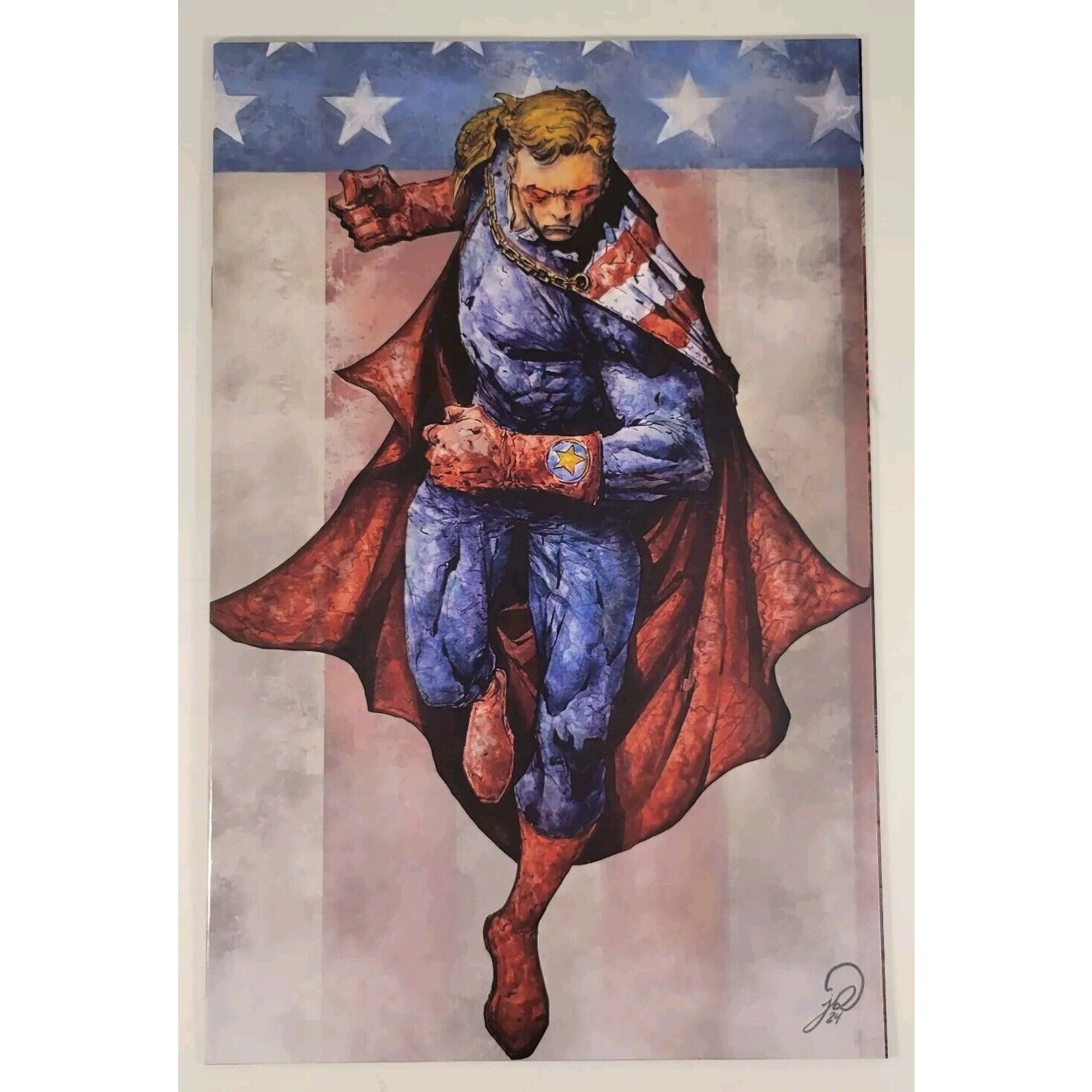 THE BOYS #1 Johnny Desjardins Homelander Ltd 1000 With COA Dynamite Comics