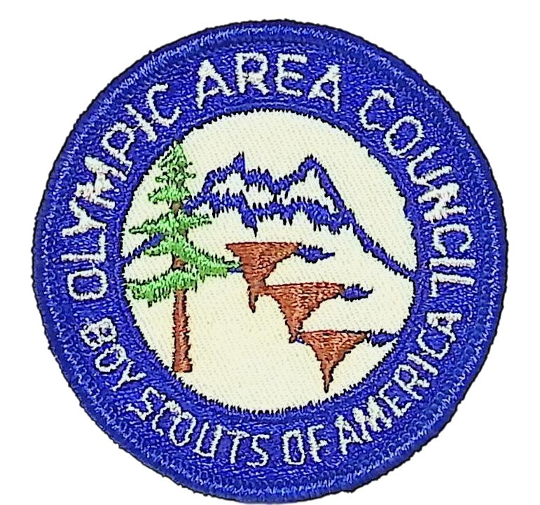 Olympic Area Council WA CP BSA Patch BLU Bdr (ZG421)